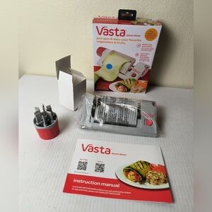 Red & White Vegetable And Fruit Slicer As Seen On TV